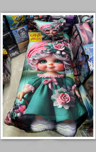 روتختی یکنفره سه بعدی دخترانه