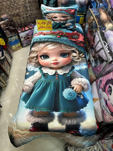 روتختی یک نفره سه بعدی یکنفره دخترک قاصدک