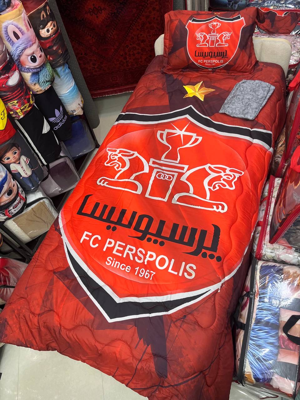 روتختی سه بعدی یک نفره پسرانه پرسپولیس
